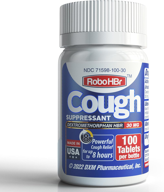 RoboHBr – 100 Capsules Cough & Cold Relief, Fast-Acting Formula